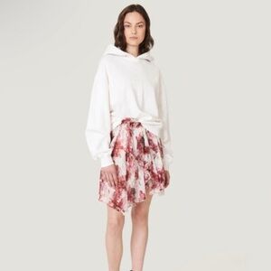 Iro.Yonoh Hoodie White Over-sized Small